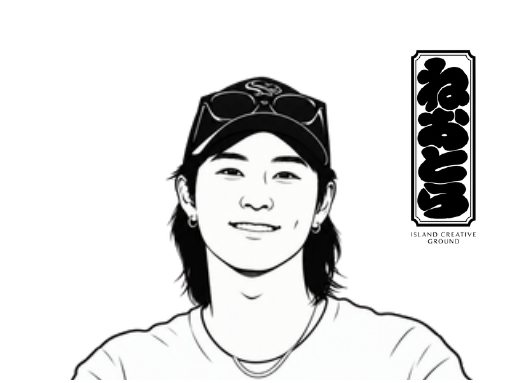 原田大貴の名刺に描かれた似顔絵